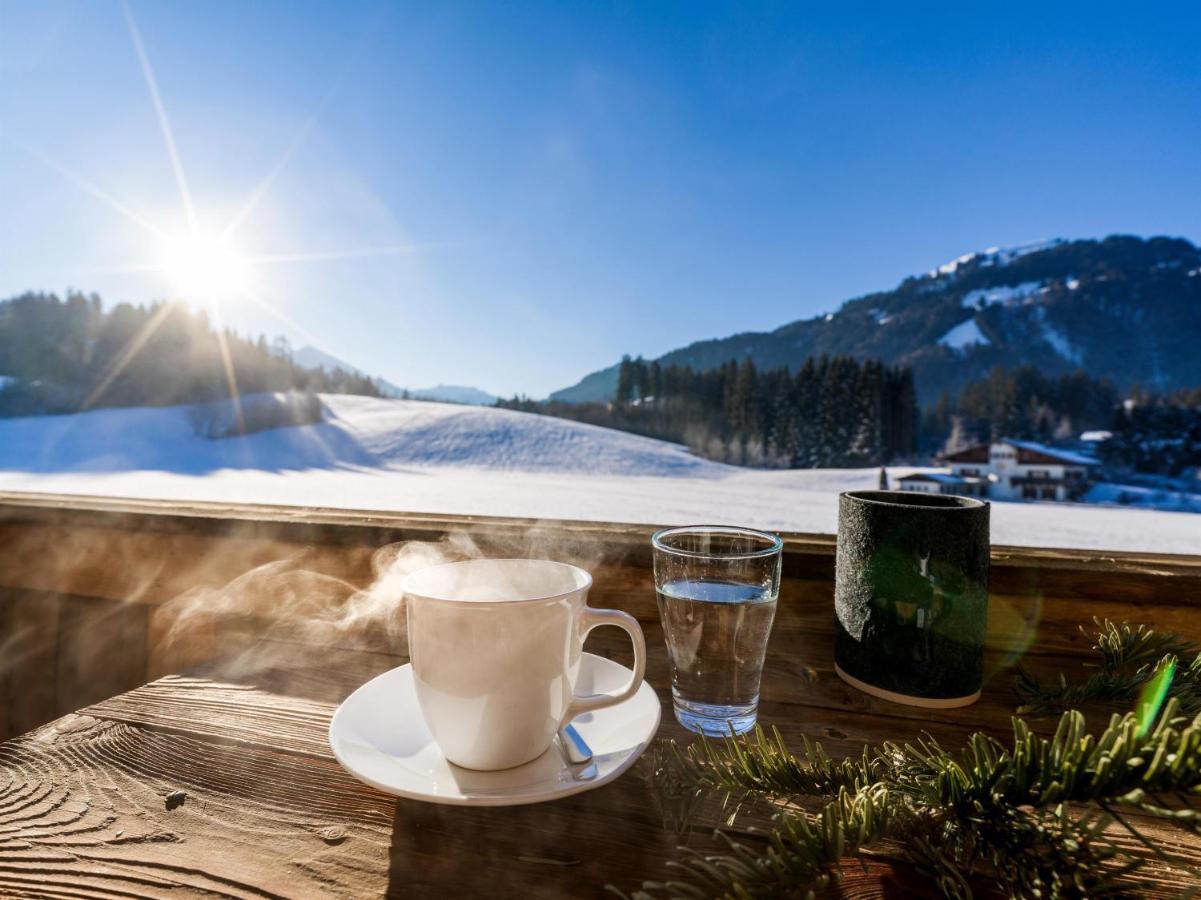 Hotel Haus Am Feld Kitzbühel Esterno foto